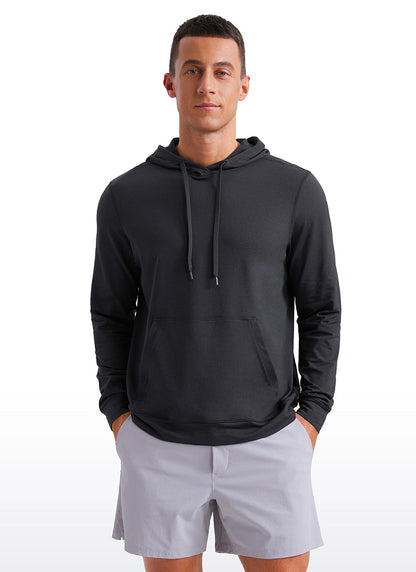 Cloud Jersey Pullover Hoodie Long Sleeve with Pocket