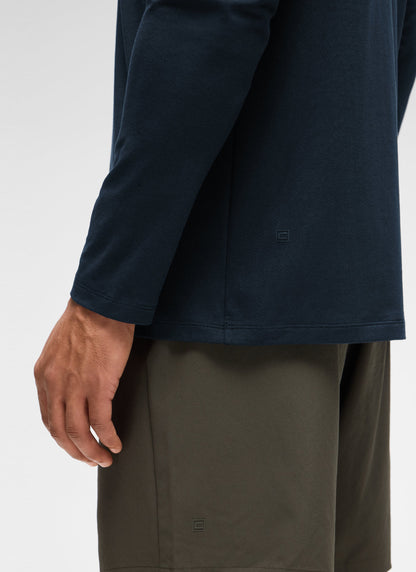 Poly Cotton-Blend Lightweight Long Sleeve