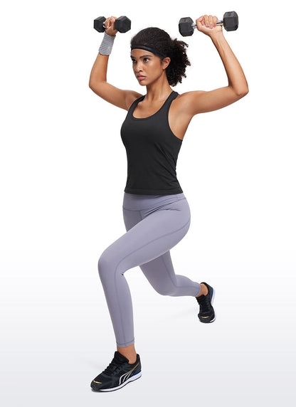 Seamless Scroop Neck Racerback Tank