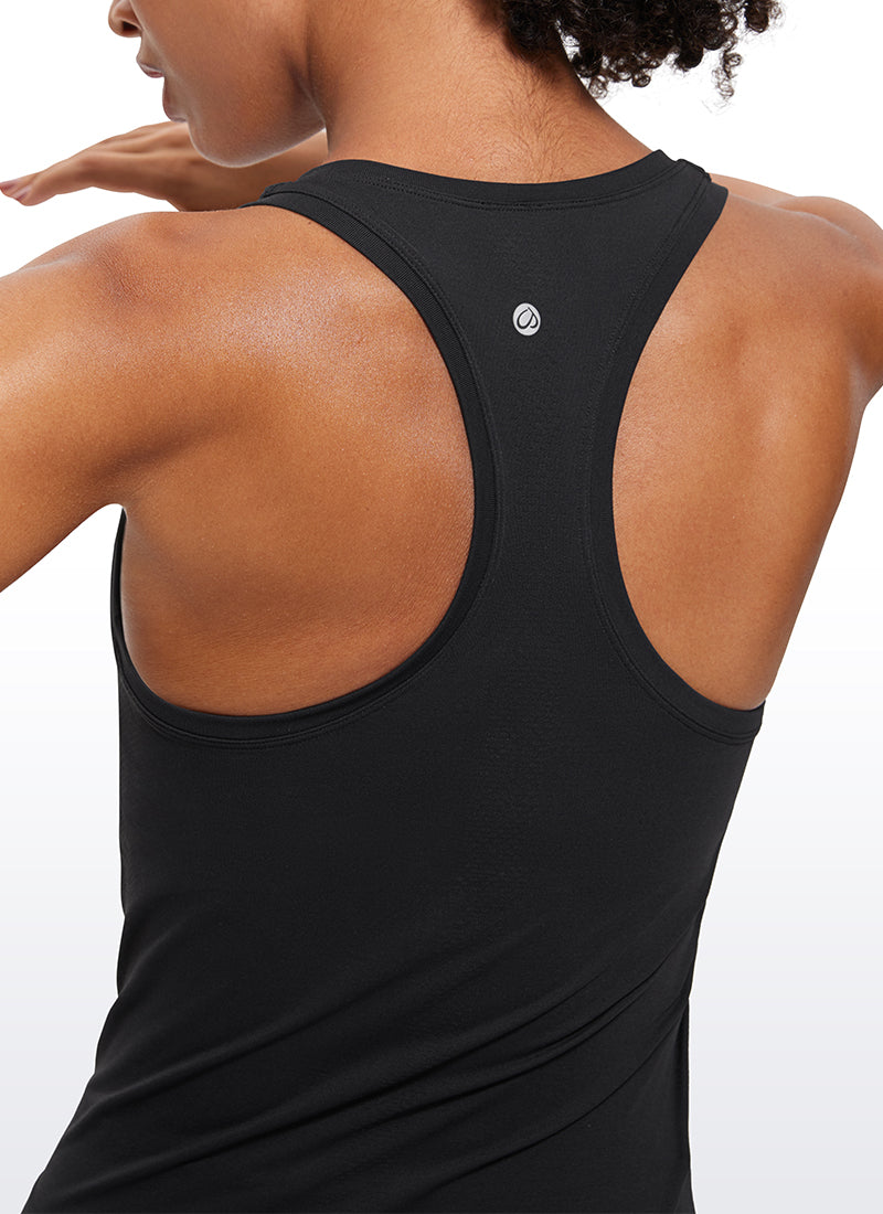 Seamless Scroop Neck Racerback Tank