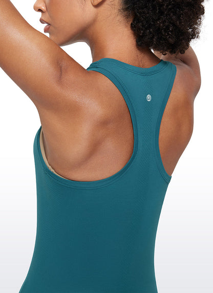 Seamless Scroop Neck Racerback Tank