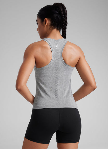 Seamless Racerback Scoop Neck Tank