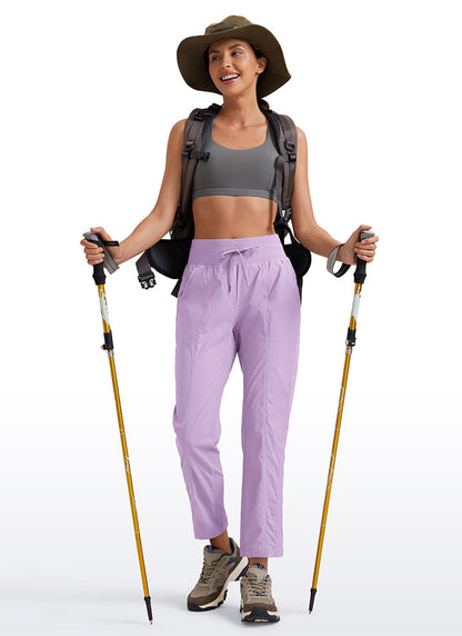 Striped Cinched Leg Pocket Pant 27''