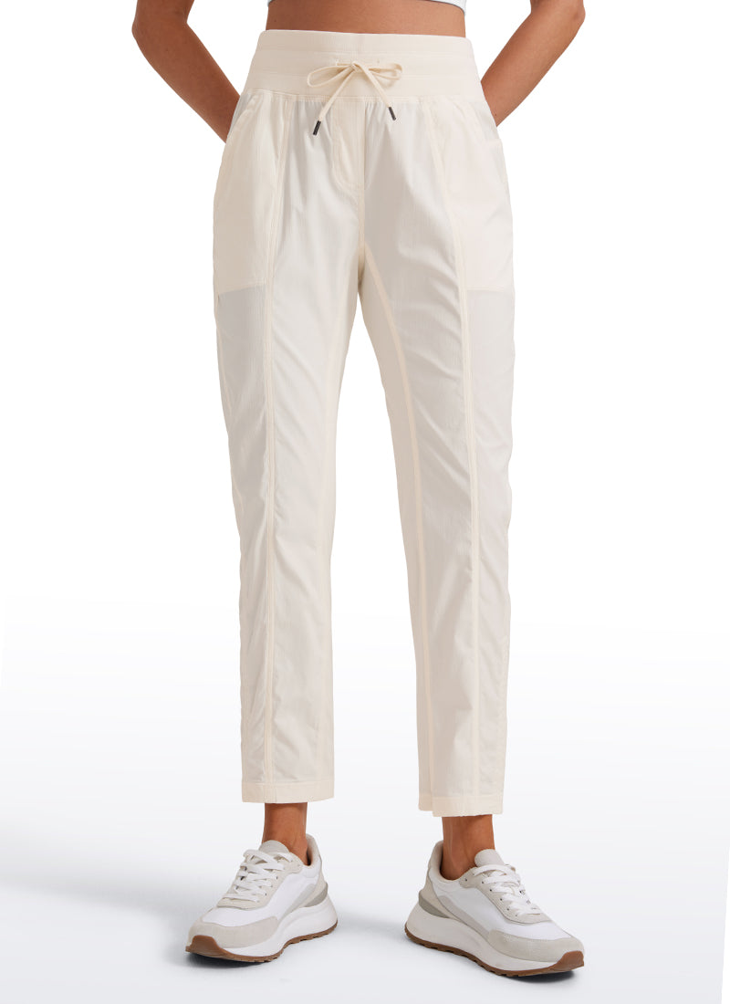 Striped Cinched Leg Pocket Pant 27''