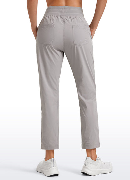 Striped Cinched Leg Pocket Pant 27''