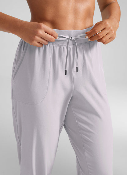 Feathery-Fit Drawstring Pocket Jogger 28''