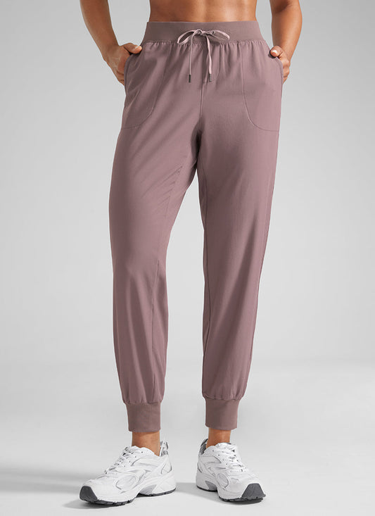 Feathery-Fit Drawstring Pocket Jogger 28''