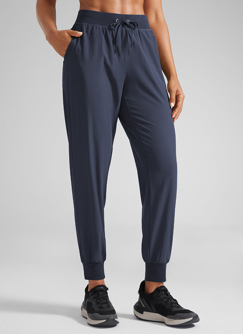 Feathery-Fit Drawstring Pocket Jogger 28''