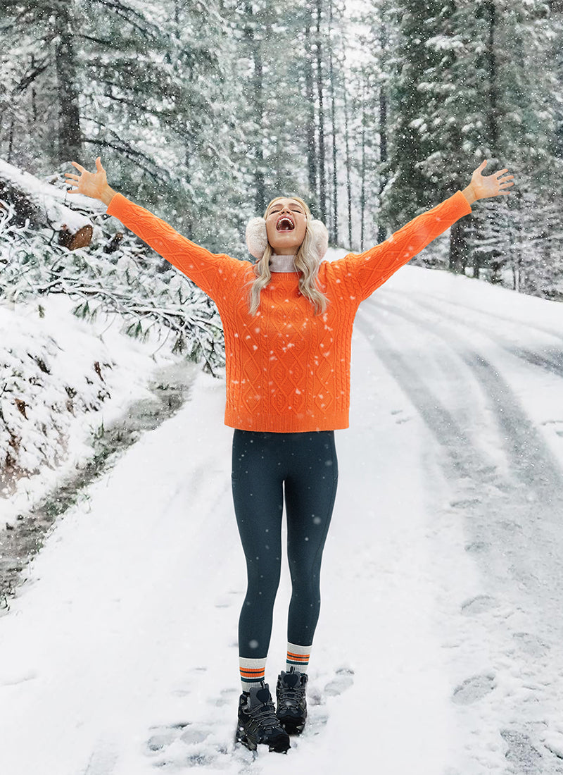 Thermal Fleece Lined Pocket Legging 28''