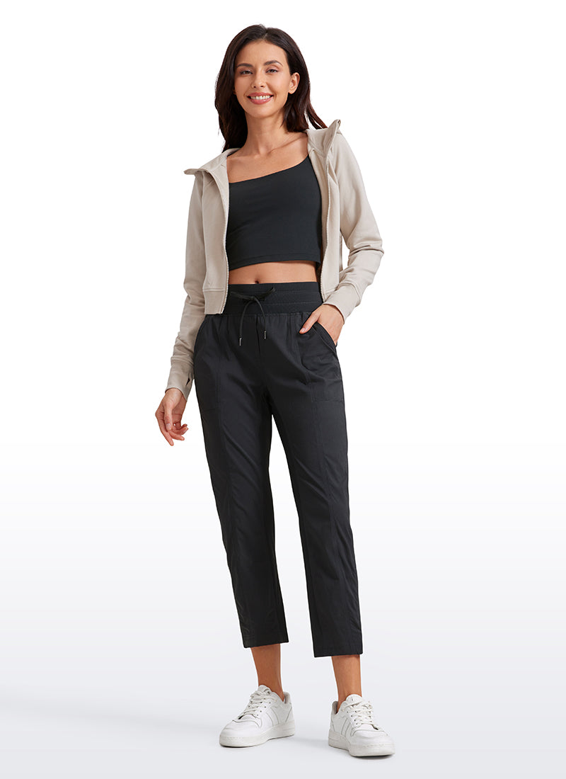 Striped Pants with Pockets 25''- Cinched Leg