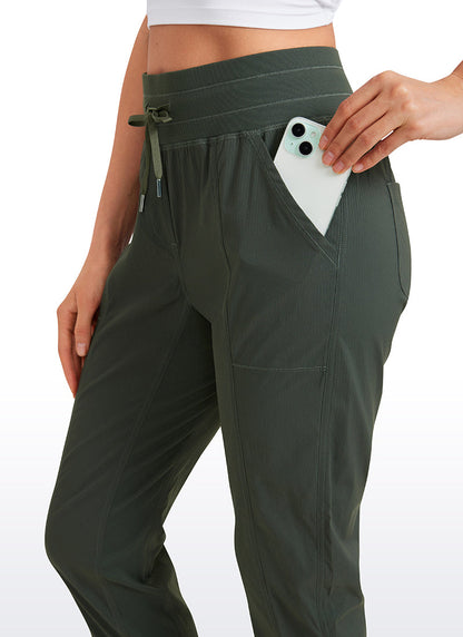 Striped Pants with Pockets 25''- Cinched Leg