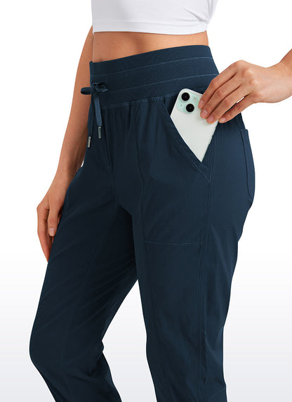 Striped Pants with Pockets 25''- Cinched Leg