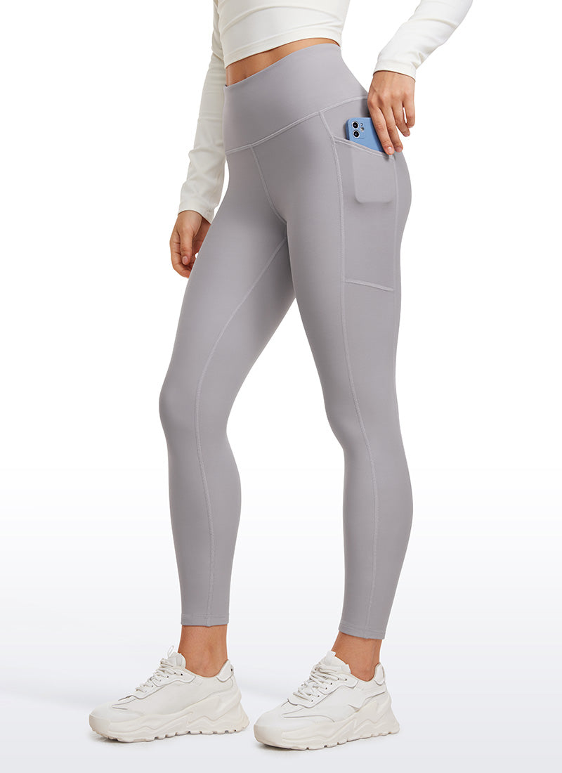 Thermal Fleece Lined Pocket Legging 25''
