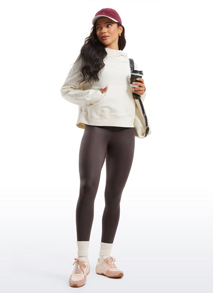 Matte Faux Leather Legging 25''