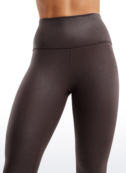 Matte Faux Leather Legging 25''