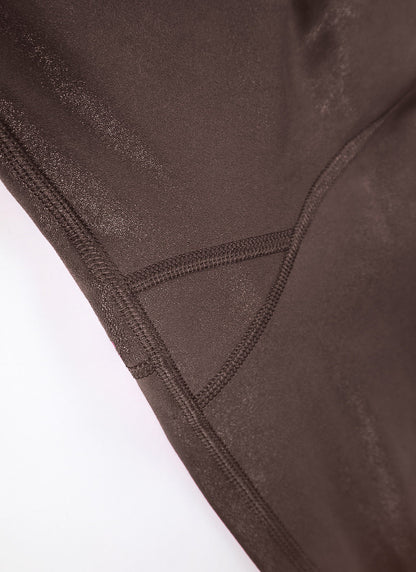 Matte Faux Leather Legging 25''