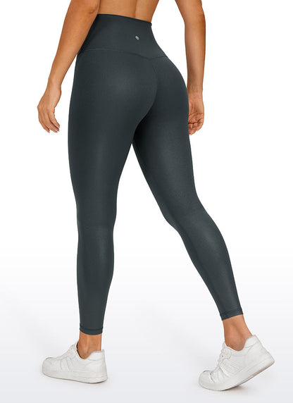 Matte Faux Leather Legging 25''