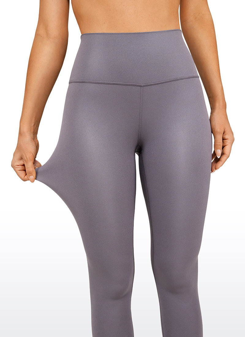 Matte Faux Leather Legging 25''