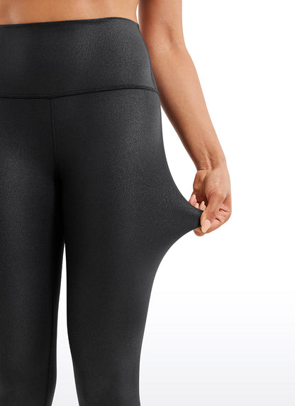 Matte Faux Leather Legging 25''