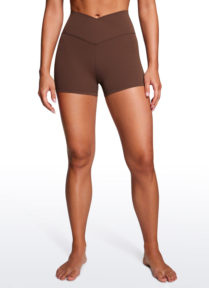 Butterluxe V Cross Waist Short 3"