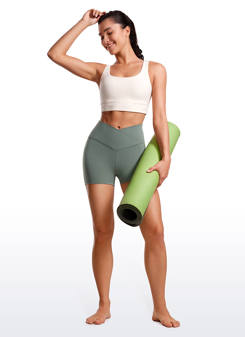 Butterluxe V Cross Waist Short 3"