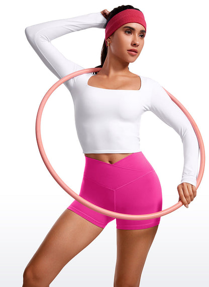 Butterluxe V Cross Waist Short 3"