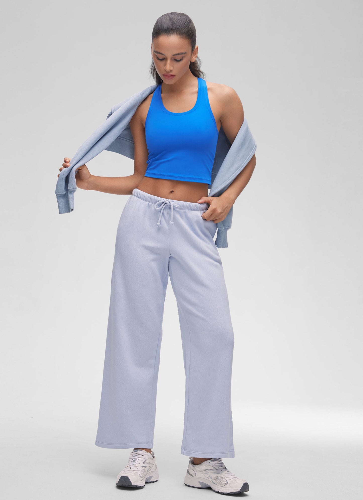 Butterluxe Cropped Racerback Tank