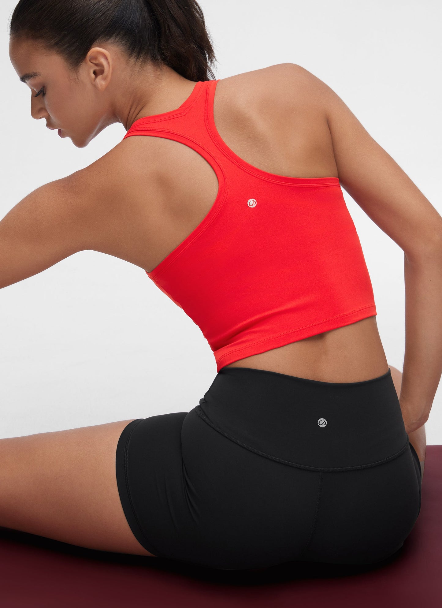 Butterluxe Cropped Racerback Tank