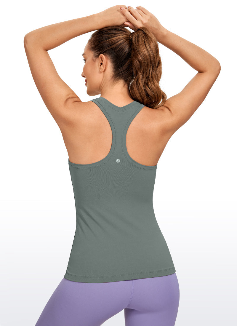 Butterluxe Hip Length  Racerback Tank