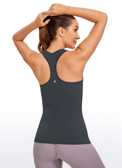 Butterluxe Hip Length  Racerback Tank