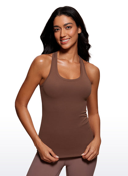 Butterluxe Hip Length  Racerback Tank