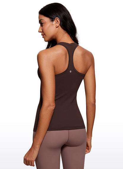 Butterluxe Hip Length  Racerback Tank