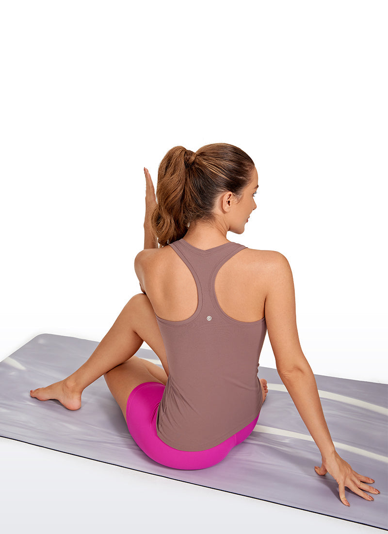 Butterluxe Hip Length  Racerback Tank