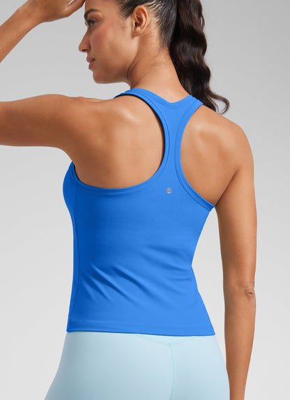 Butterluxe Racerback Waist Length Tank