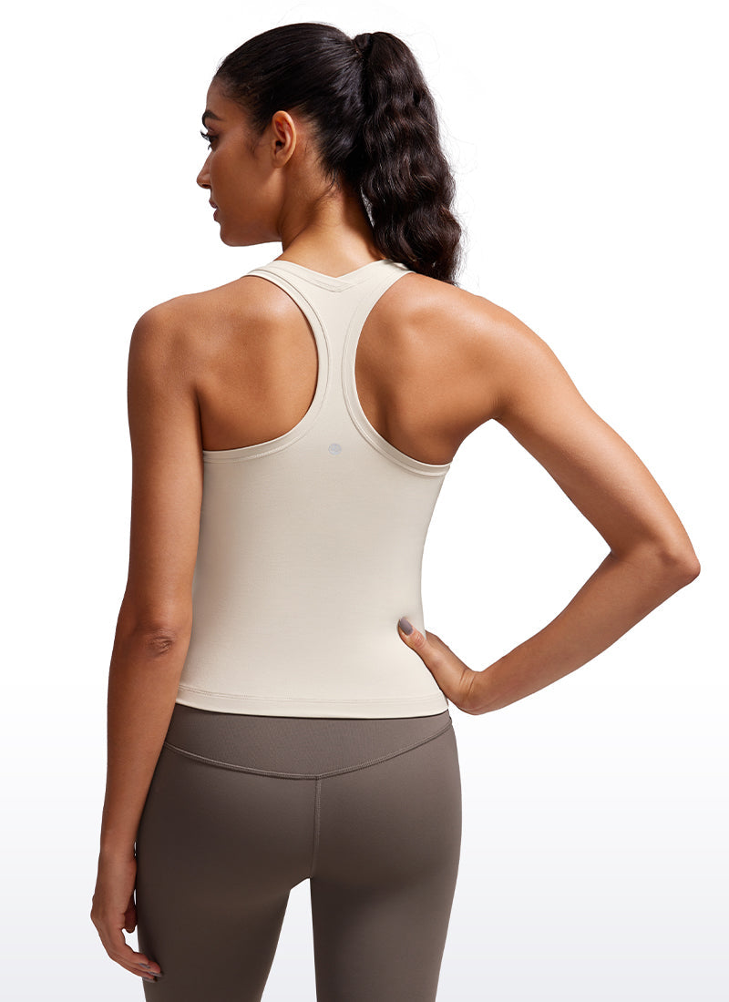 Butterluxe Racerback Waist Length Tank