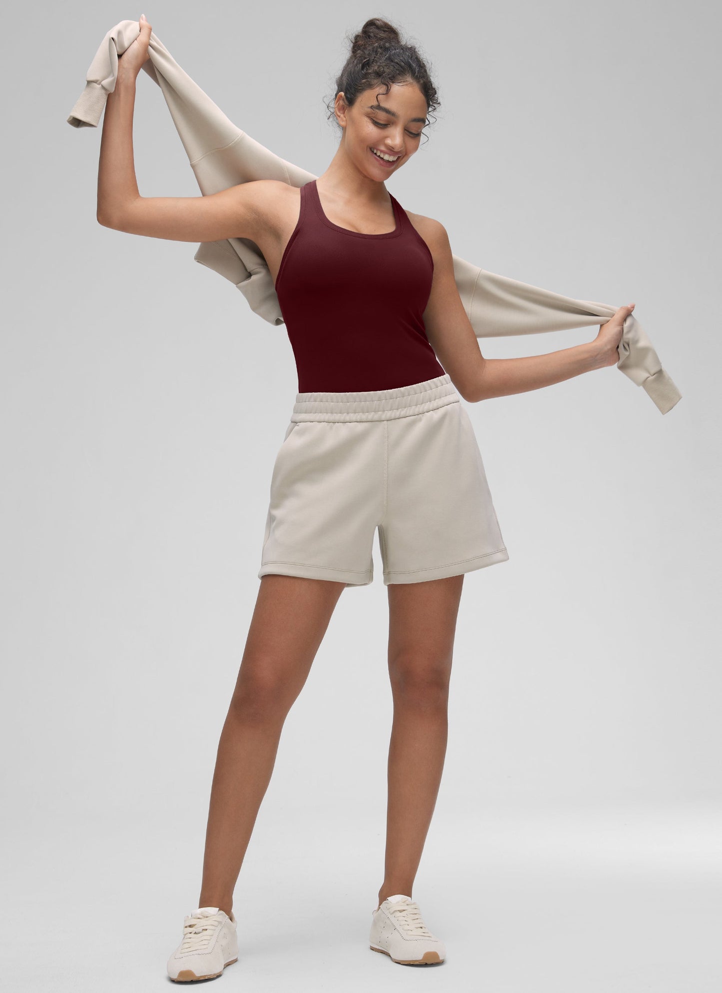 Butterluxe Racerback Waist Length Tank