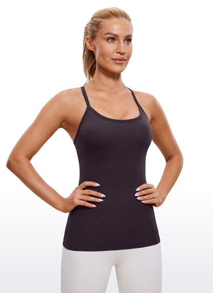 Speedy Seamless Built in Bra  Y back Tank
