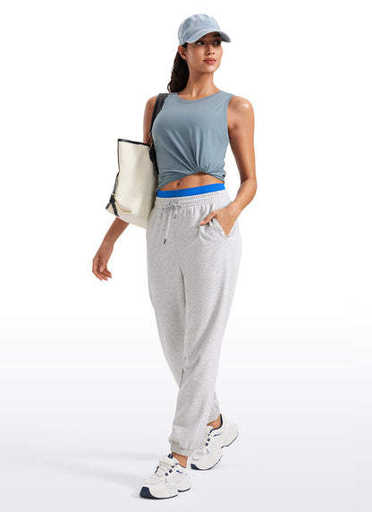 Pima Cotton Crop Round Neck Tank