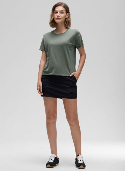 Pima Cotton Loose Fit Short Sleeve