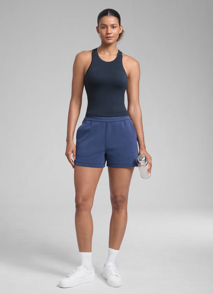 Seamless Racerback Hip Length Tank