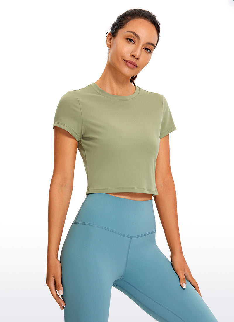 Butterluxe Cropped Short Sleeve