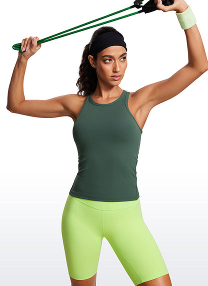 Butterluxe Waist Length  Racerback Tank