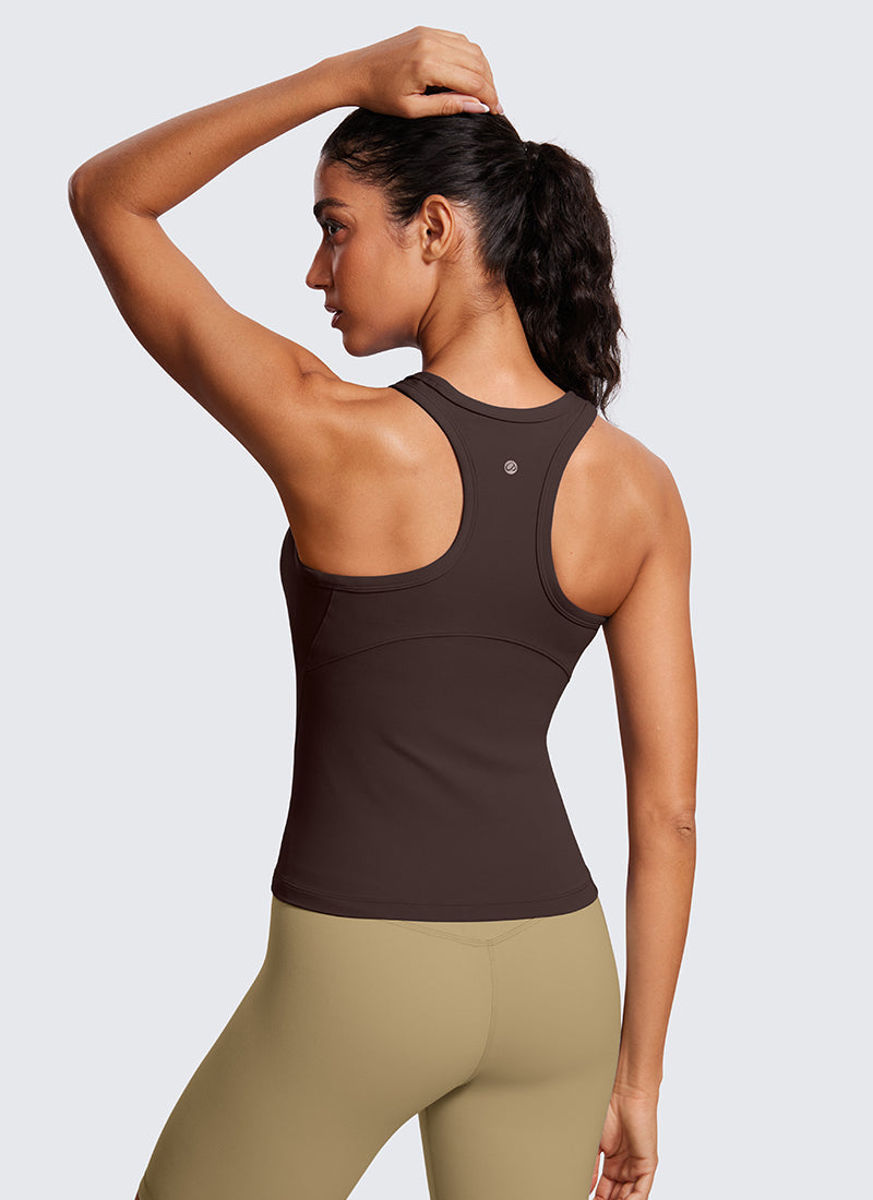 Butterluxe Waist Length  Racerback Tank