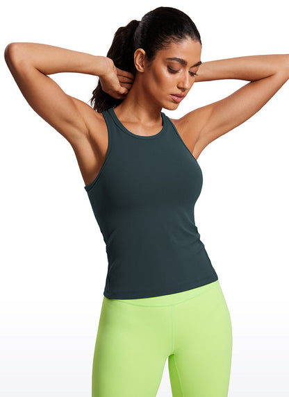 Butterluxe Waist Length  Racerback Tank