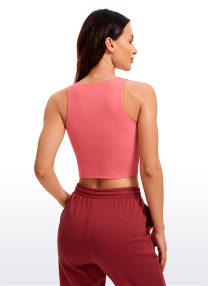 Butterluxe Cropped Wide Back Tank