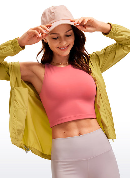 Butterluxe Cropped Wide Back Tank