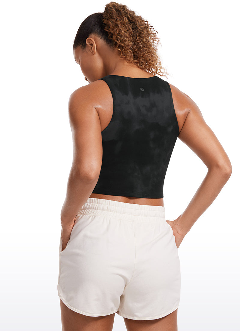 Butterluxe Cropped Wide Back Tank