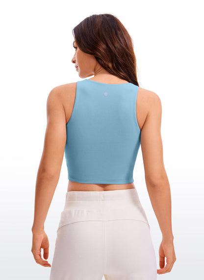 Butterluxe Cropped Wide Back Tank
