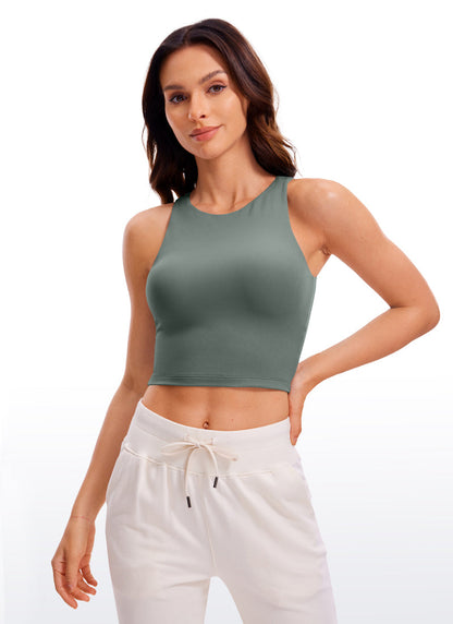 Butterluxe Cropped Wide Back Tank