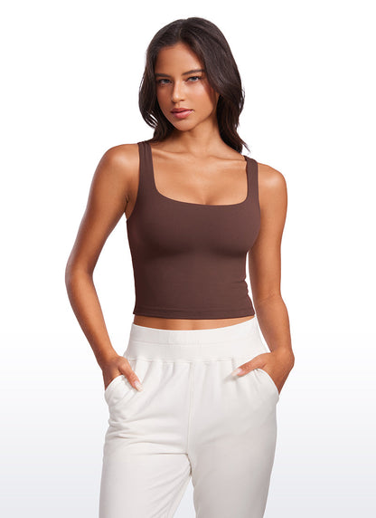 Butterluxe Double Lined Square Neck Tank